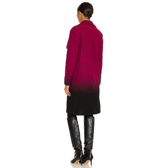 Steve Madden Ombre Brushed Fleece My Way Coat - Picture 3 of 5